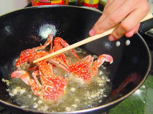 上海名菜:面拖蟹